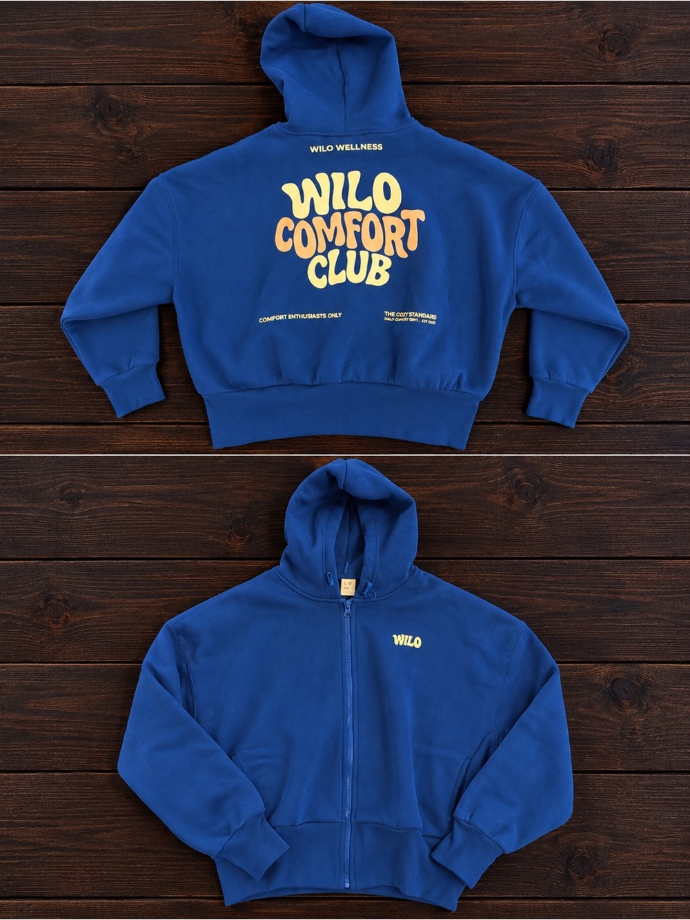 Blue "Wilo Comfort Club" Hoodie